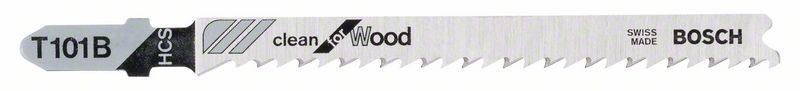 JIGSAW BLADES FOR WOOD T 101 B - SOFT WOOD PLASTICS UP TO 30MM